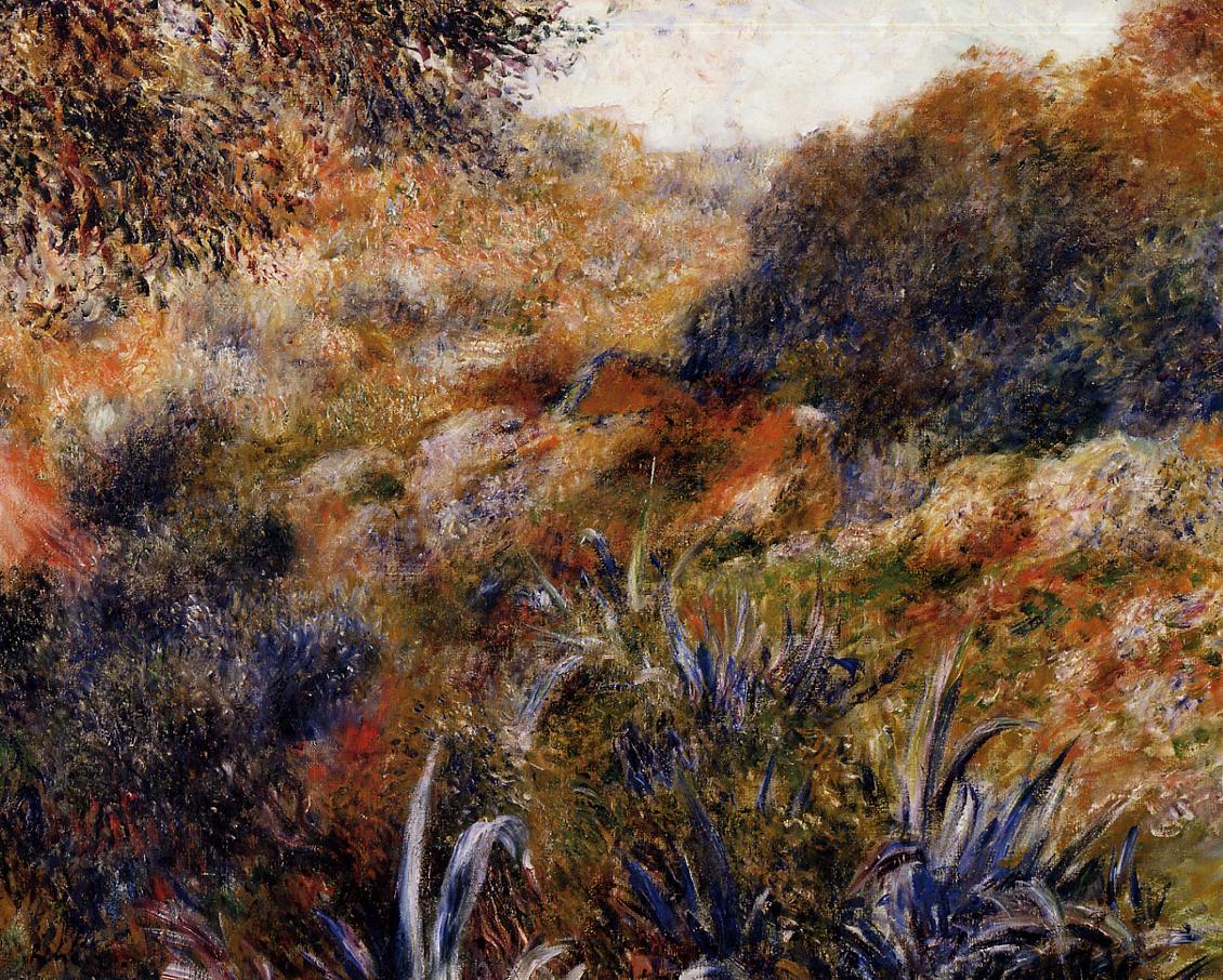 Algerian Landscape (The Ravine of the Wild Women) - Pierre-Auguste Renoir painting on canvas